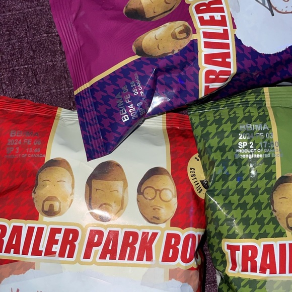 NEW Trailer Park Boys Chips SunnyVale Snack Company TPB 99.2g Fresh 2024 3bags - Picture 6 of 17